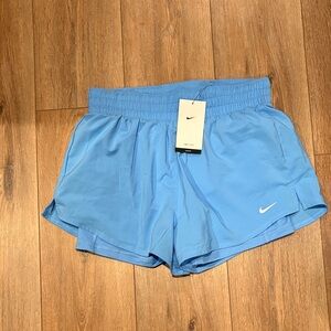 NWT women’s Nike blue medium athletic running shorts
